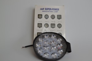 Фонарь светодиодный 42 W круг 10-30 v